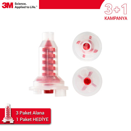 3M - 3+1 Offer Orginal Pentamix Red Mixing Tips - 30 Pcs