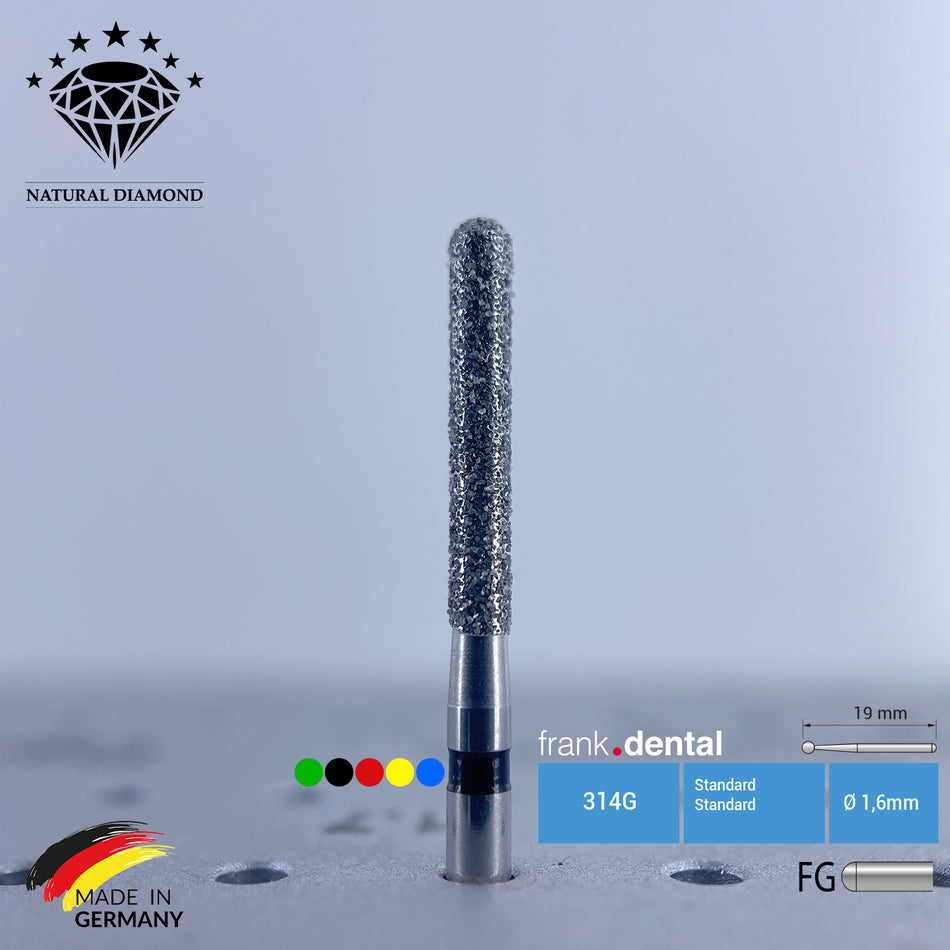 Dental Natural Diamond Bur - 882 Dental Burs - Für Turbine - 5 Stk