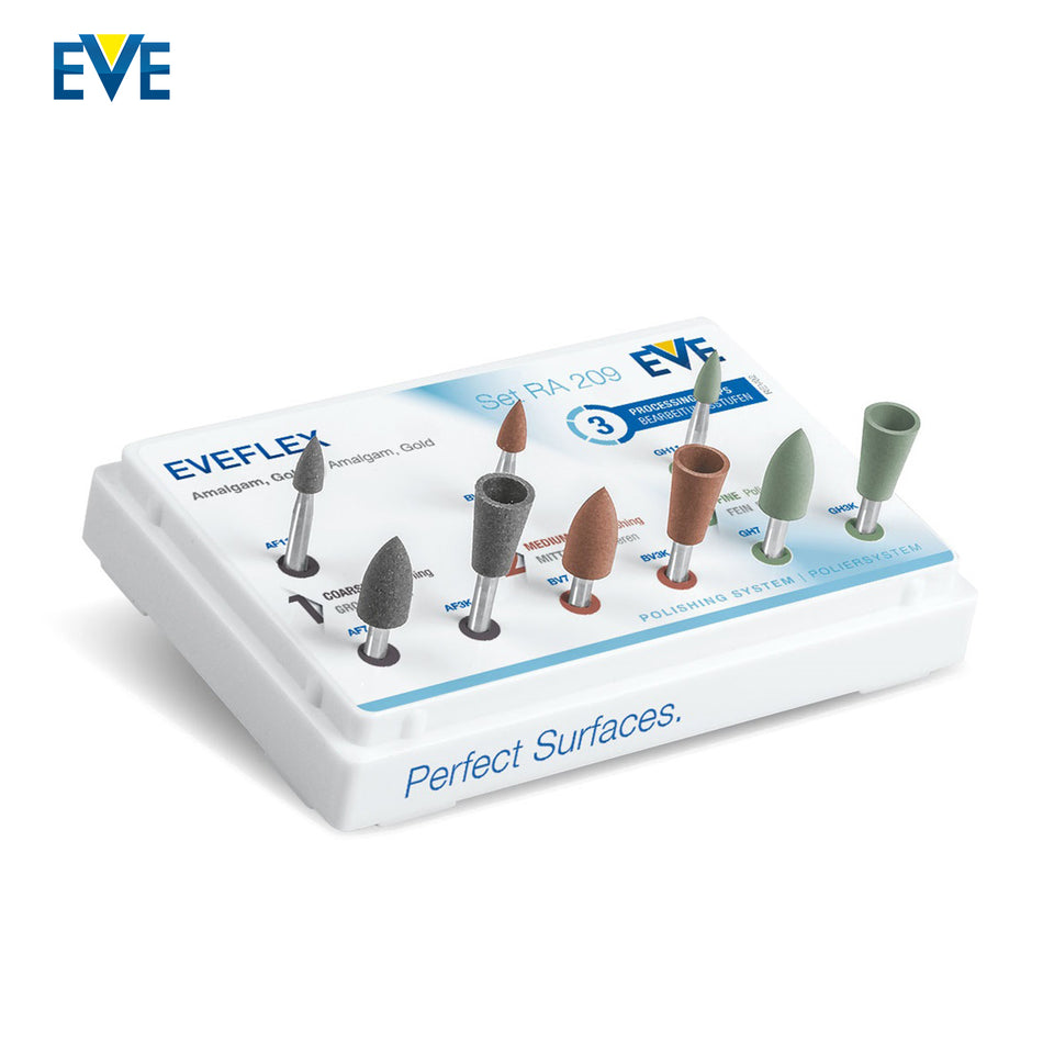 Eveflex Metal and Amalgam Polishing Rubber Kit - RA209