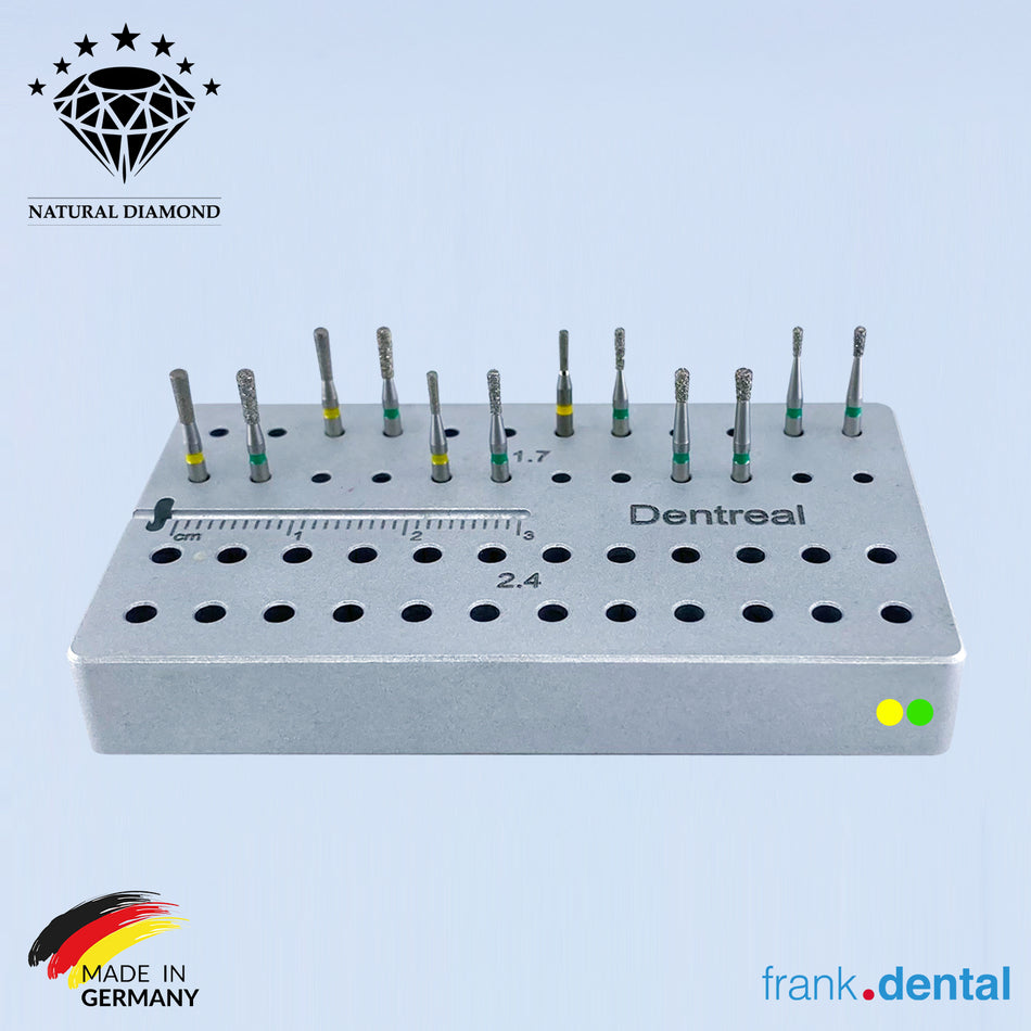 Conical Filler Preparation Dental Natural Diamond Bur Set