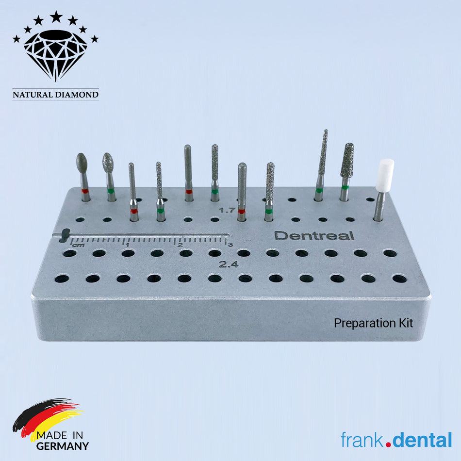 Vorbereitungsset – Dental-Naturdiamantbohrer