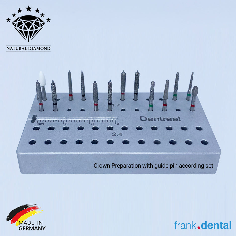 Sicheres Kronenvorbereitungsset – Dental Natural Diamond Bur