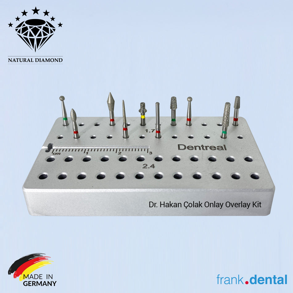 Dr. Hakan Çolak Onlay-Overlay-Bohrer-Set – Sental Natural Diamond Bur