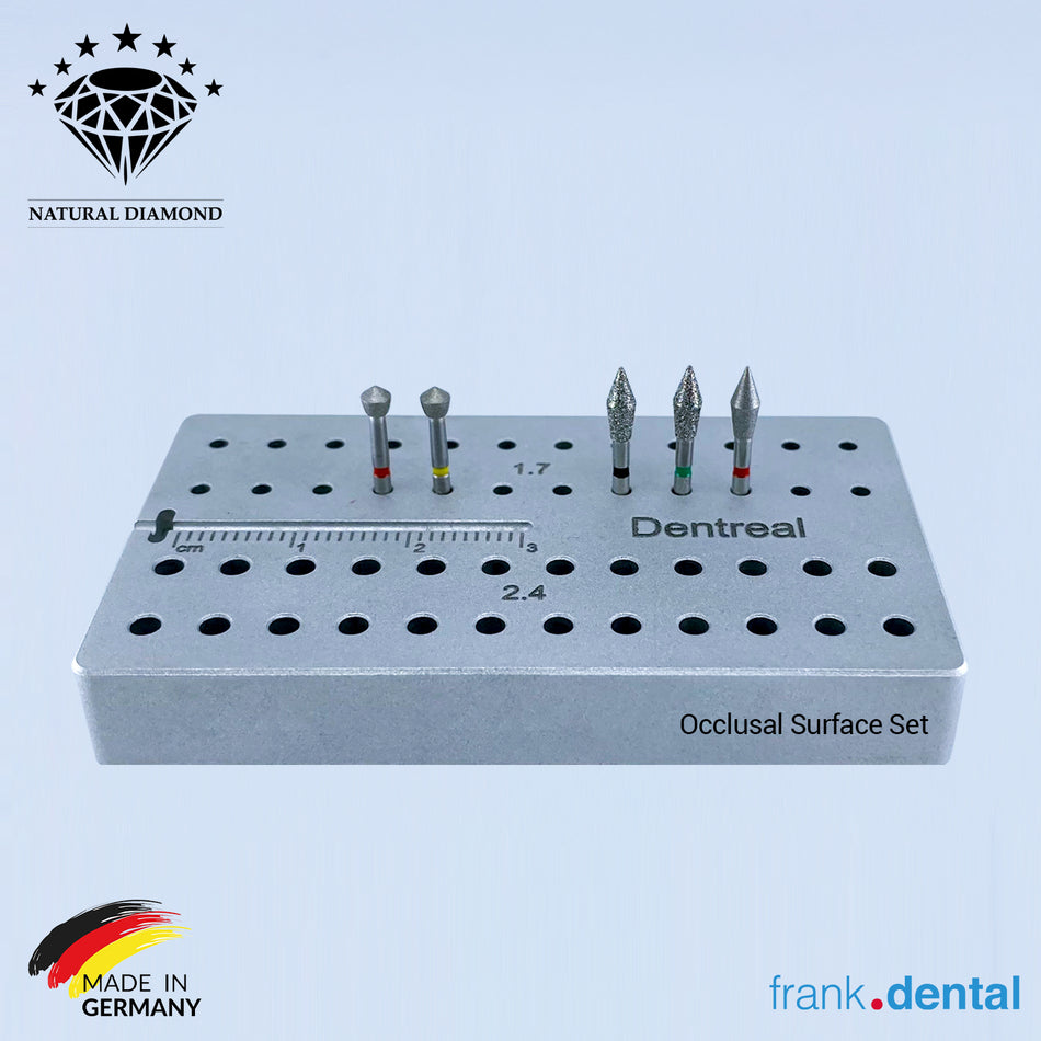 FD.4666 – Okklusalflächen-Set – Dental-Natürliches Diamantbohrer-Set