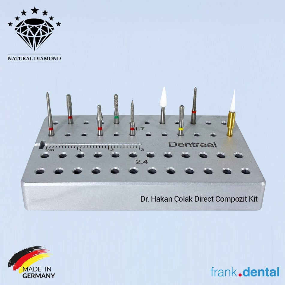 Dr. Hakan Çolak Direct Composite Bur Set - Natural Diamond Burs Set