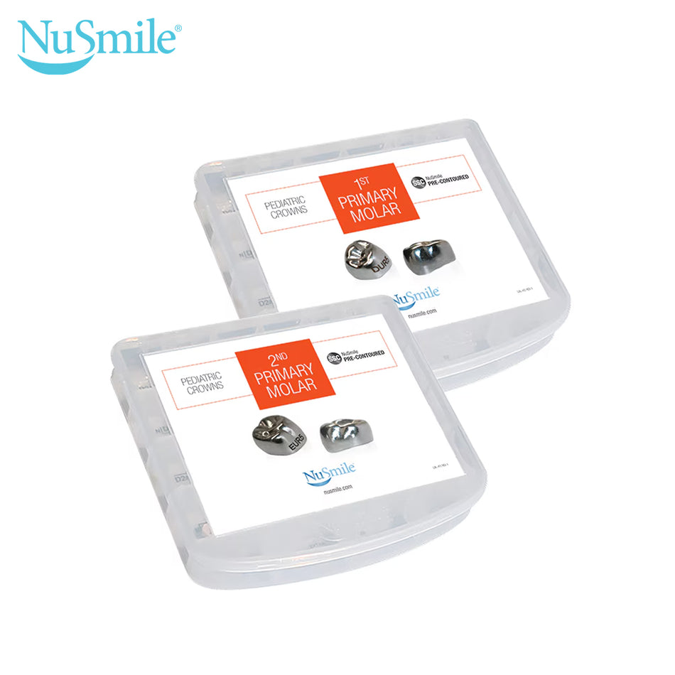 NuSmile Pre-Contoured Stainless Steel Crown Starter Kit