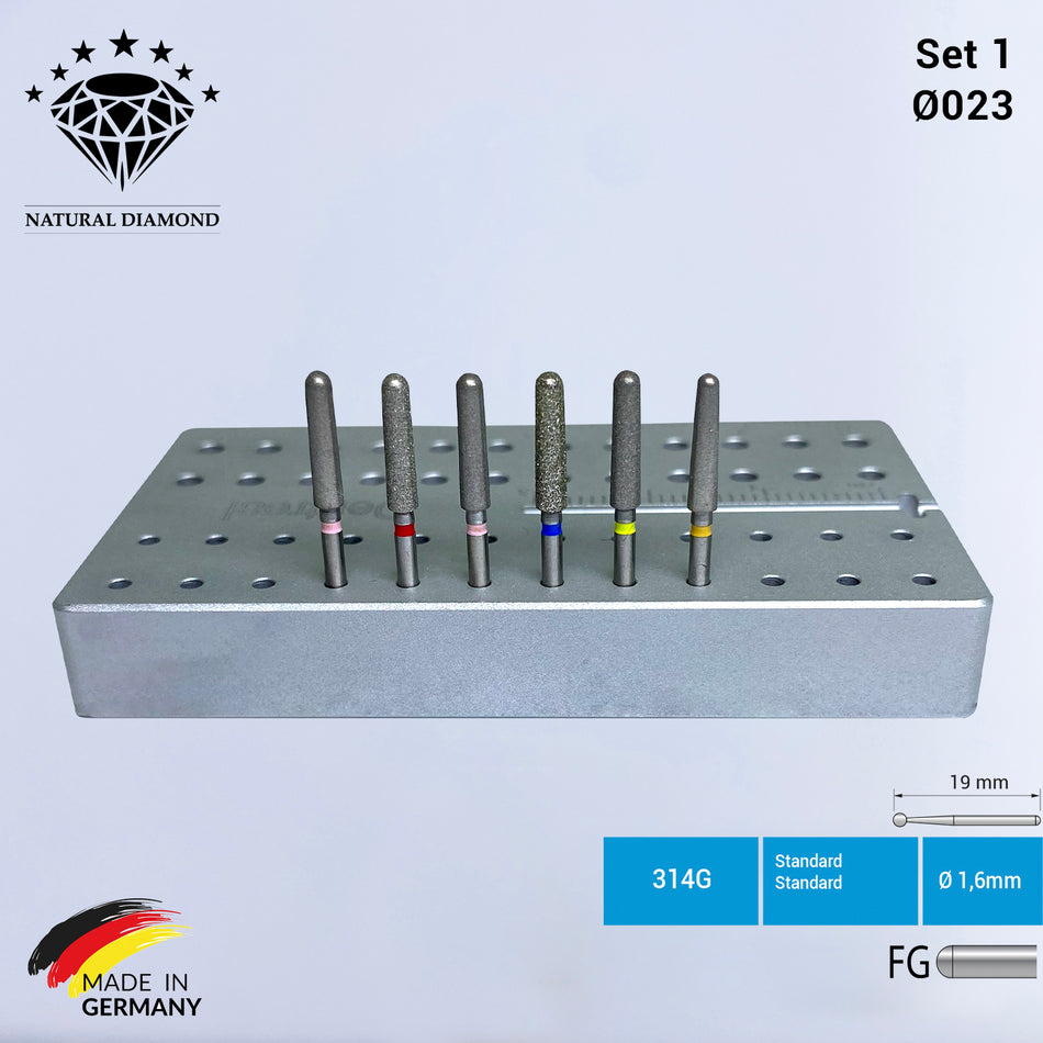 Intraoral Zircon Bur Kit of 6 - ZR1356