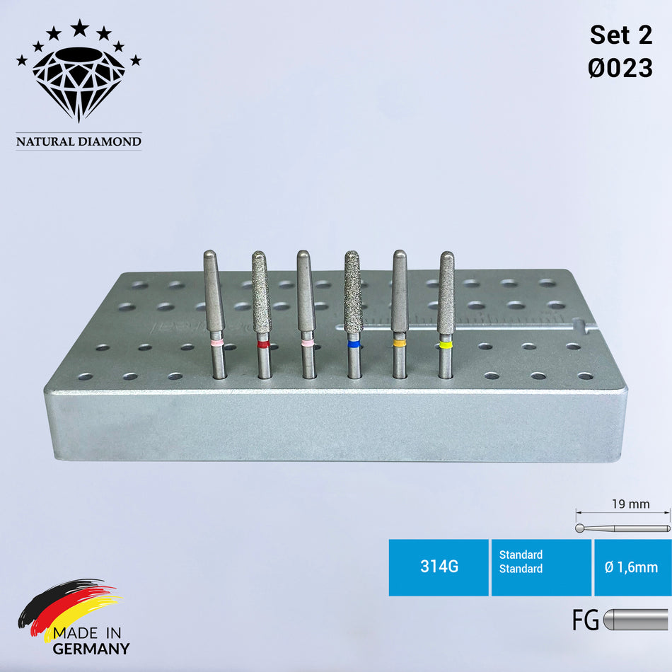 Intraoral Zircon Bur Kit of 6 - ZR2356