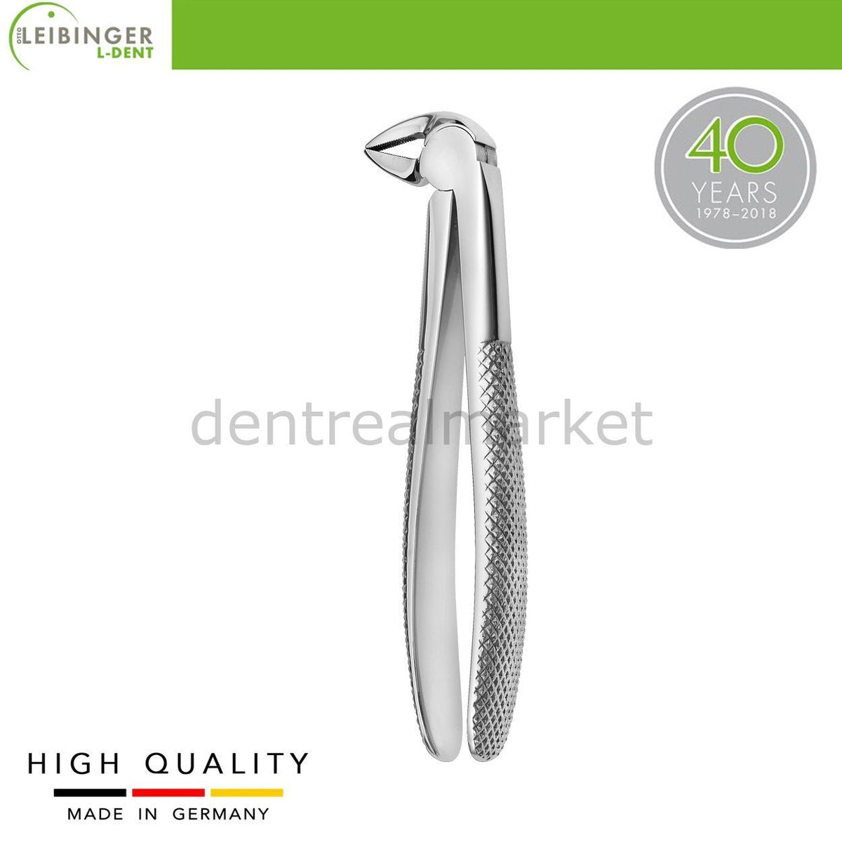 Leibinger - Adult Extracting Forceps 33 - Forceps for Lower Roots Forceps