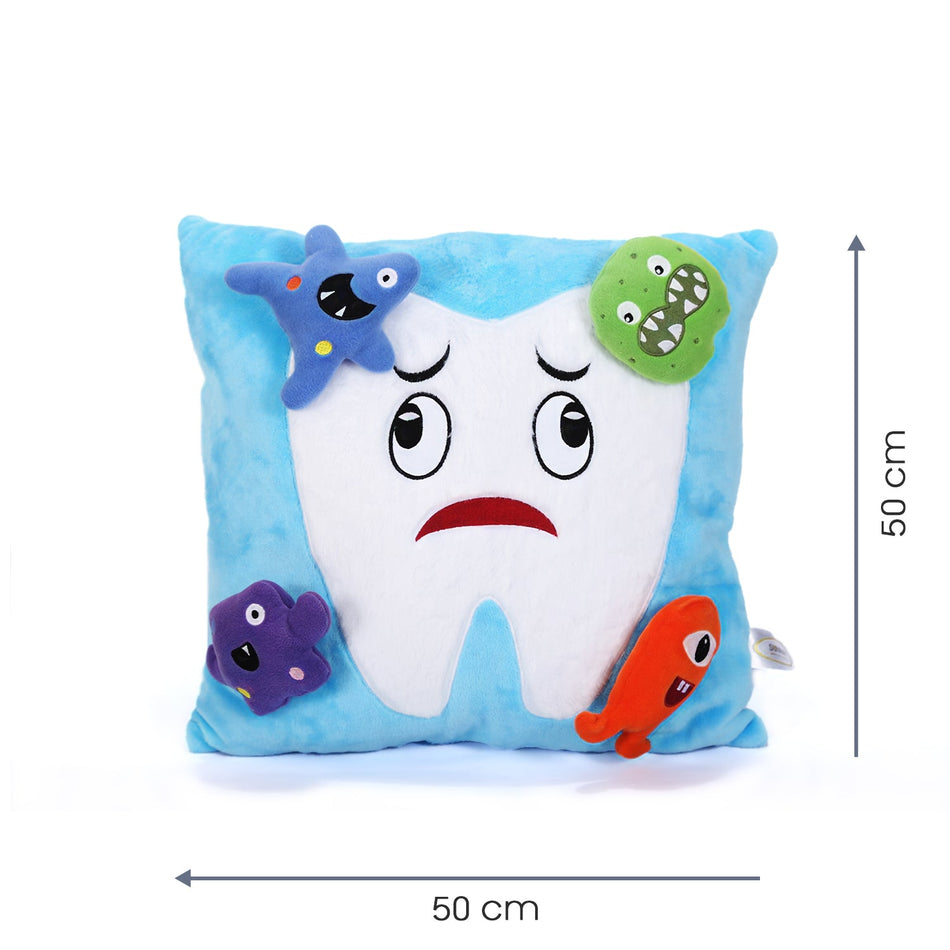 Sunray - Blue Microbes Pillow Tooth Brush Teaching Model