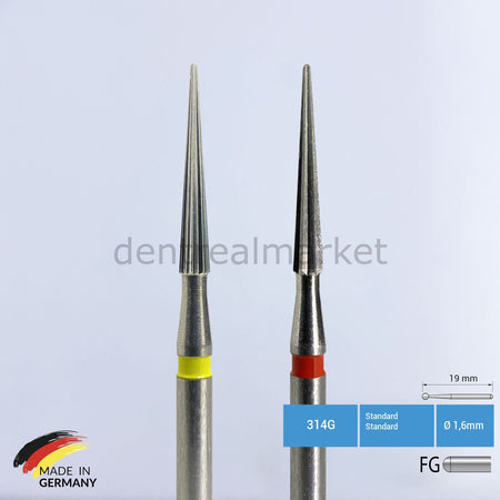 DentrealStore - Frank Dental Tungsten Carbide Trimming & Finishing Bur - C.135 - For Air Turbine