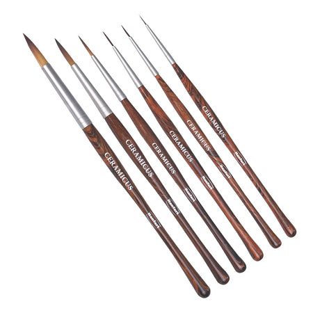 Renfert - Ceramicus Porcelain Synthetic Bristle Brush Set