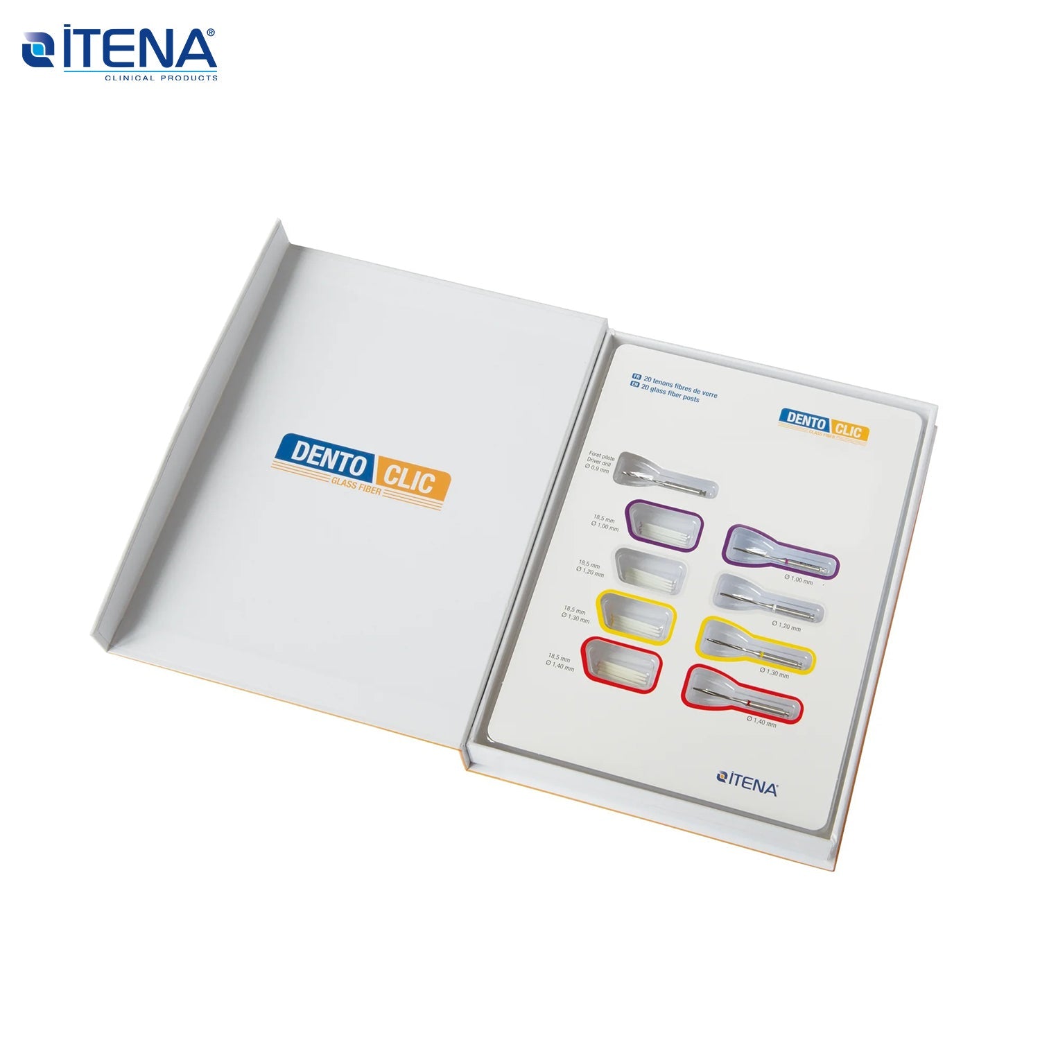 Itena - Dentoclic Fiberglass Translucent Post Kit