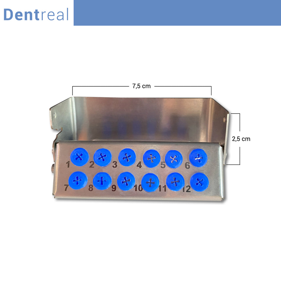 Dentrealmarket Steel Bur Stand - Autoclavable