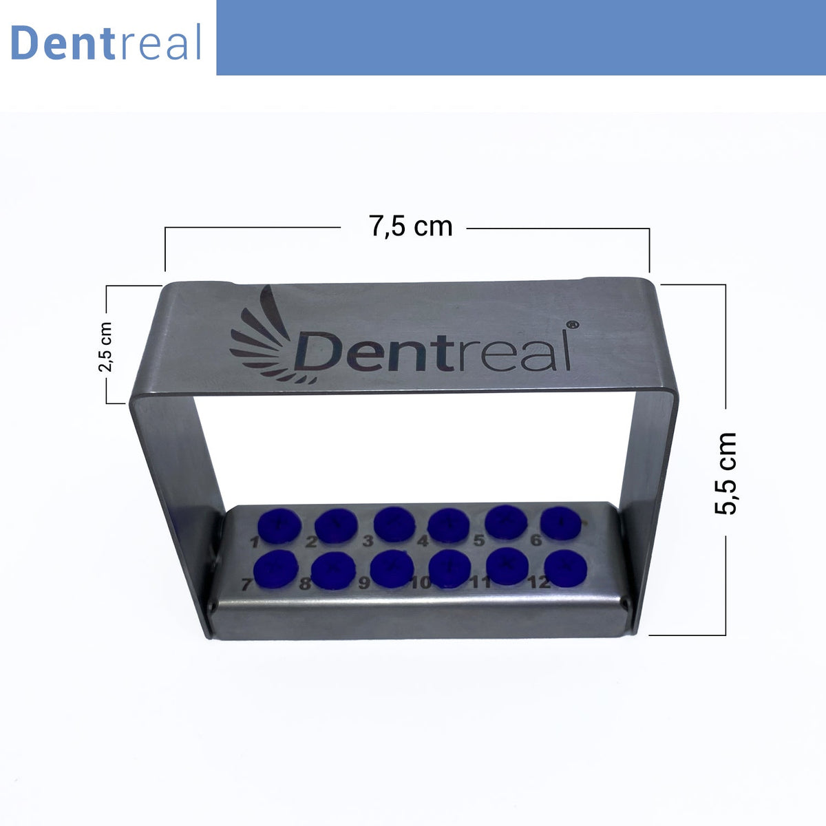 Dentreal - Dentrealmarket Steel Bur Stand - Autoclavable