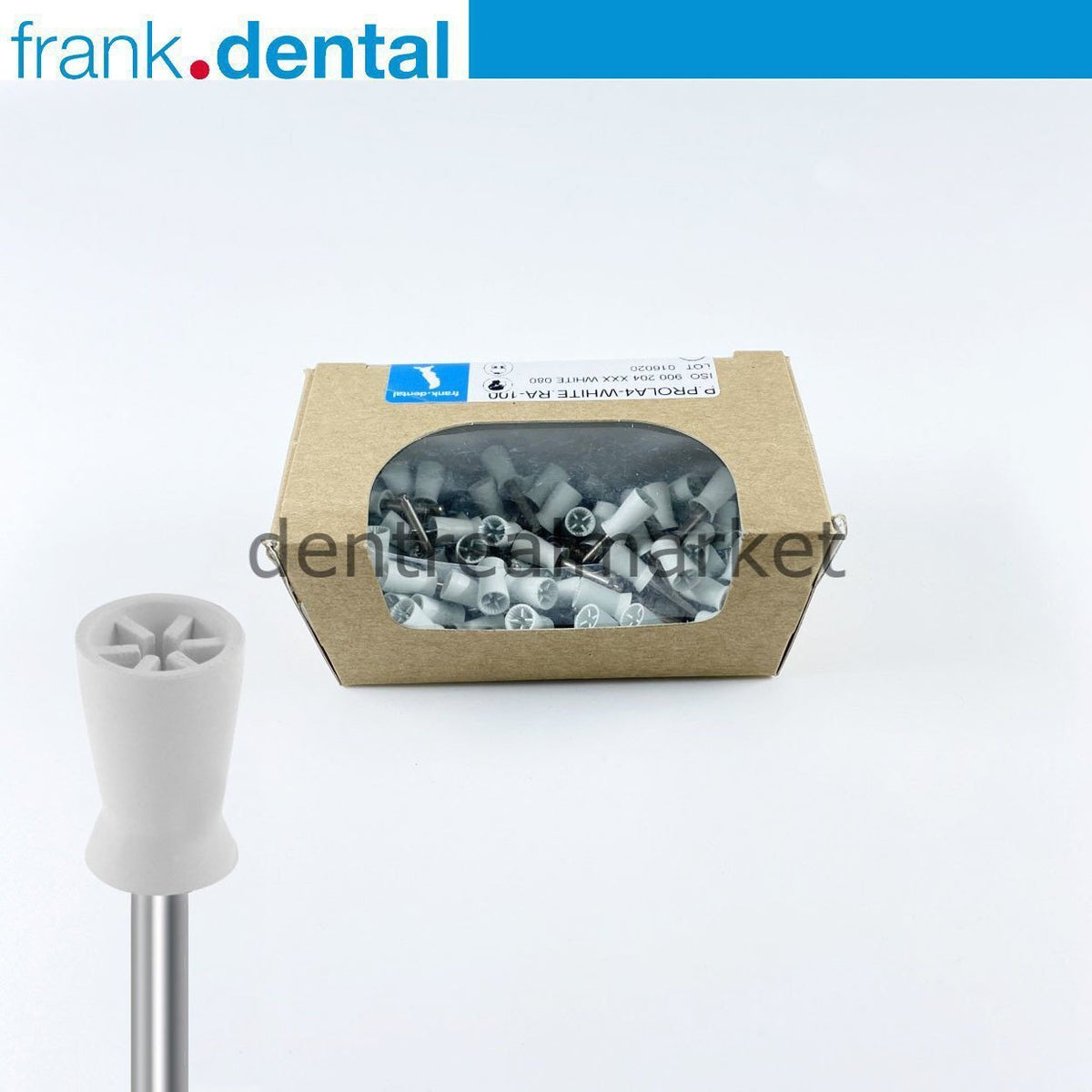 Frank Dental - Detertrage Polishing Rubber Hard - 100 pcs