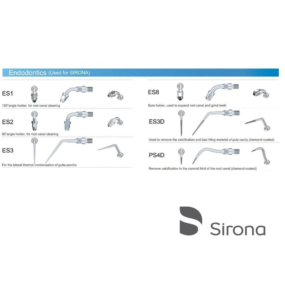 Woodpecker - Endodontic Scaler Tips for Sirona - Endodontic Tips for Sirona