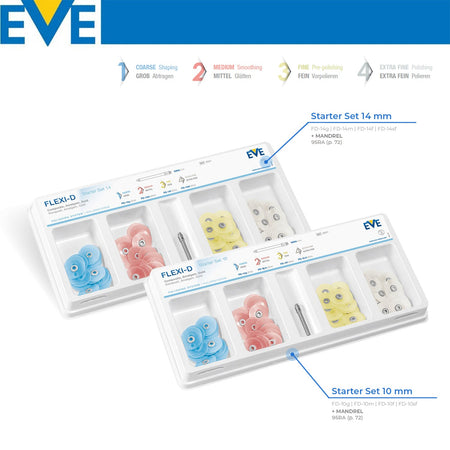 Eve Technik - Flexi - D Soflex Composite Finishing Polish Set - 10+14 mm