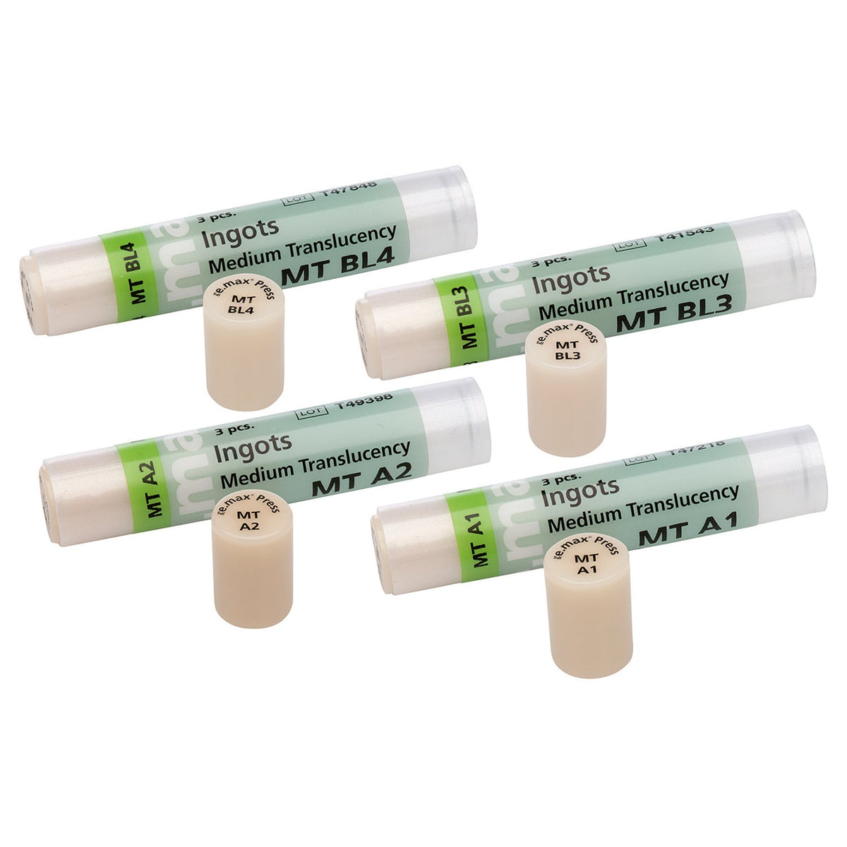 Ivoclar Vivadent - Ips e.max Press MT 5 Pieces - Lithium Disilicate