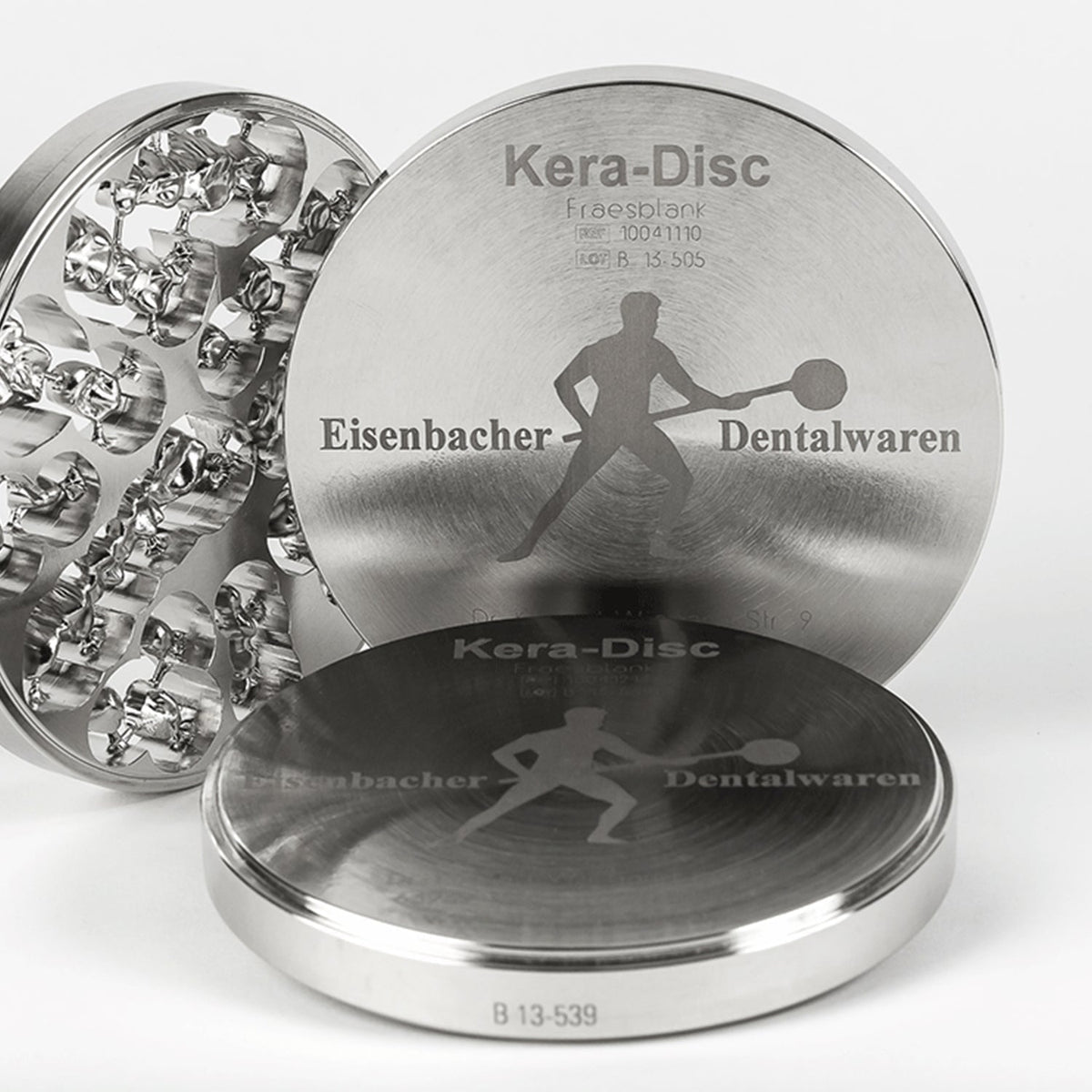 Eisenbacher - Kera - TI5 Titatnium Disc - Biocompatible Titanium - Milling Alloy - 98*18 mm