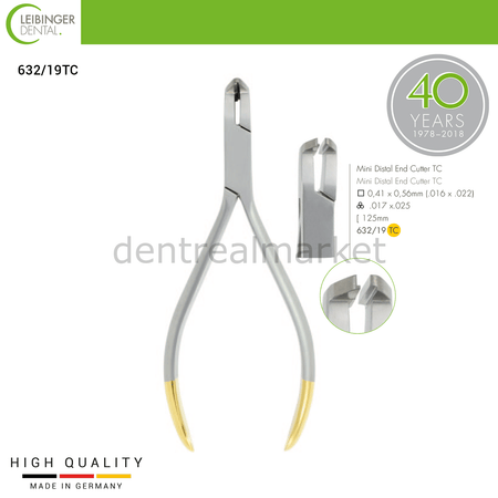 Leibinger - Mini Distal End Cutter Tc - Mini Distal End Cutter - 125 mm