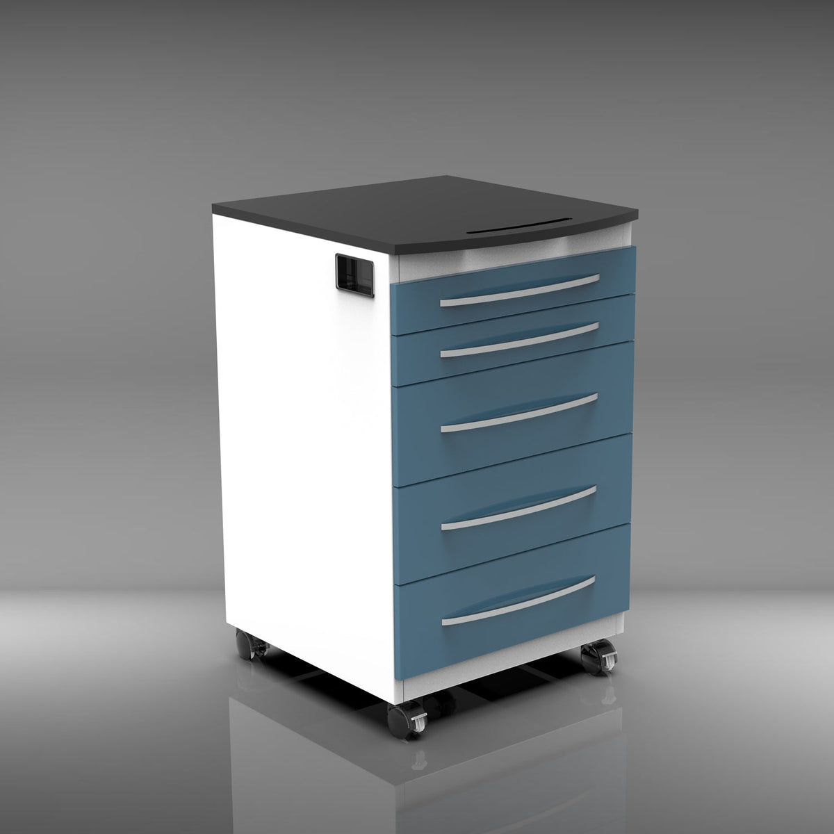 Grup Dental - Mobile Clinic Cabinet - Corian Countertop MB03