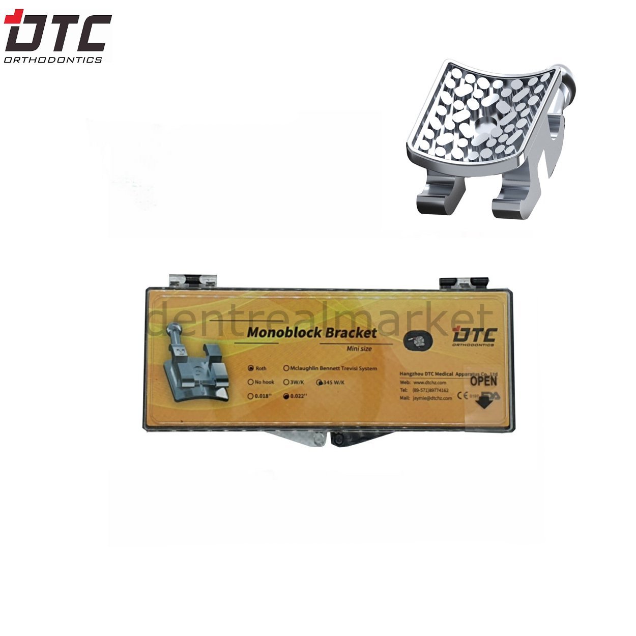 Dtc Orthodontics - Monoblock Metal Bracket