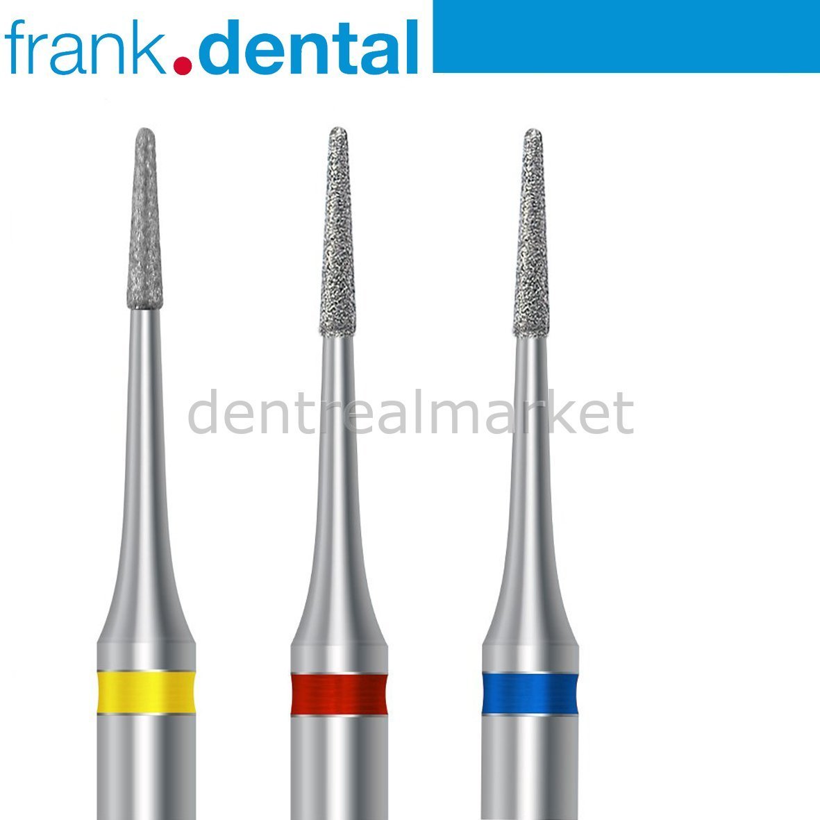 Frank Dental - Natural Diamond Perio Bur - Periodontal Bur 831 - 1 Pcs