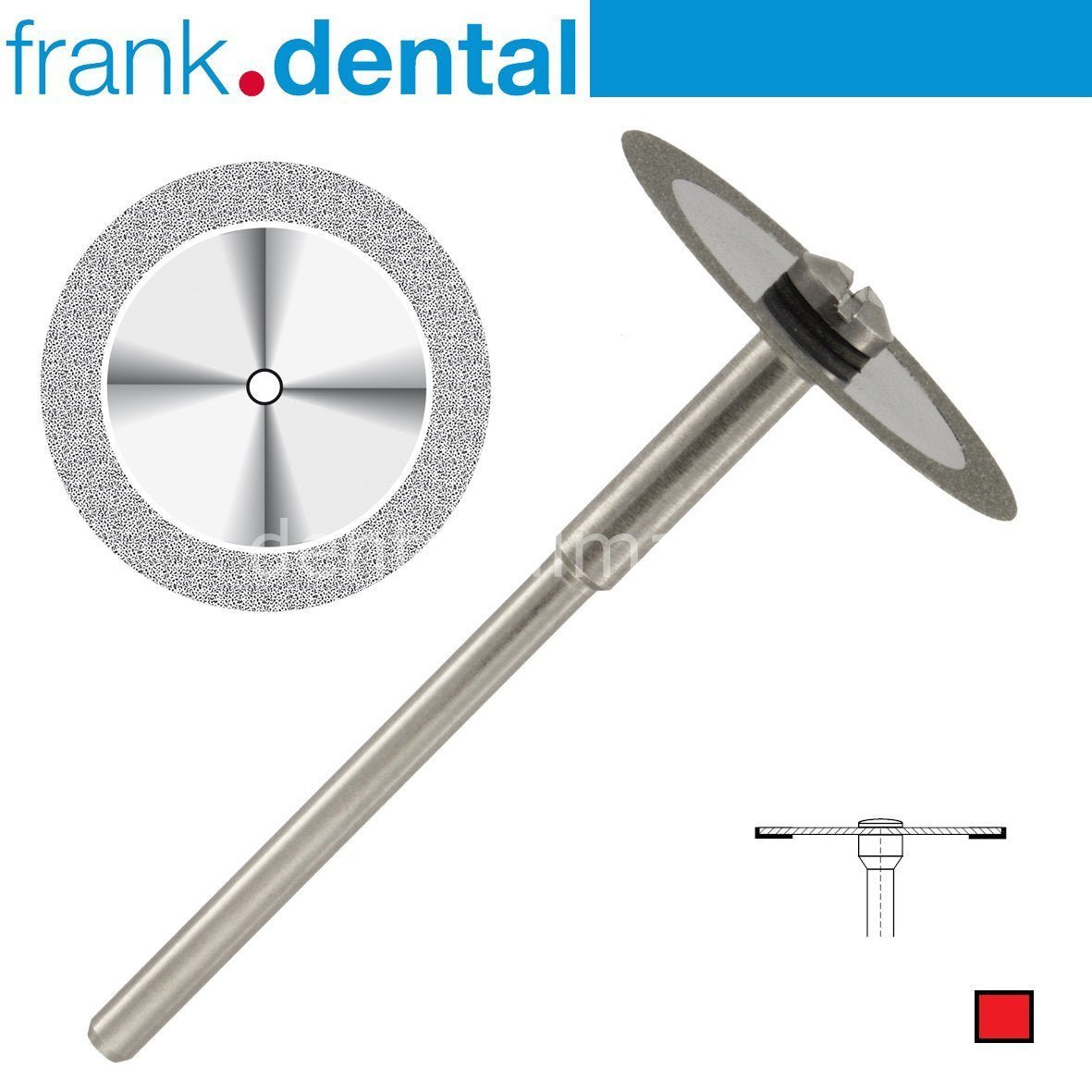 Frank Dental - Ortho Diamond Disc Interface Separe - Single Side Etching