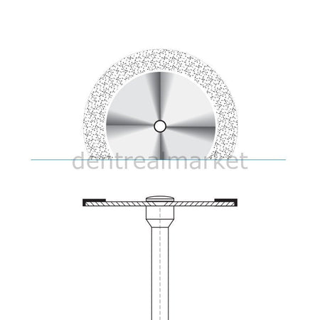 Frank Dental - Ortho Diamond Disc Interface Separe - Single Side Etching