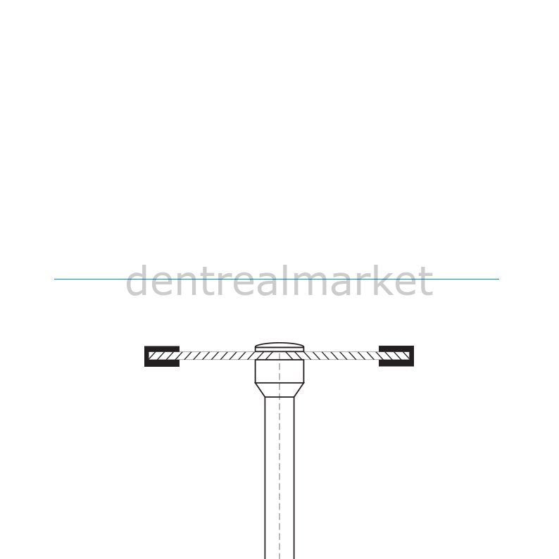 Frank Dental - Orthodontic Diamond Disc - Interproximal Stripping - Interproximal Disc - 19 mm