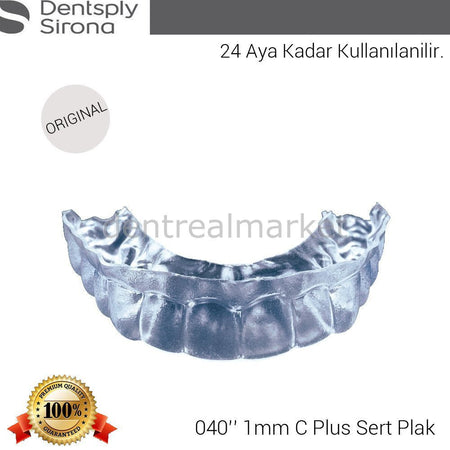 Dentsply - Sirona - Orthodontic Essix C+ Plastic - 040" - Square 125 mm