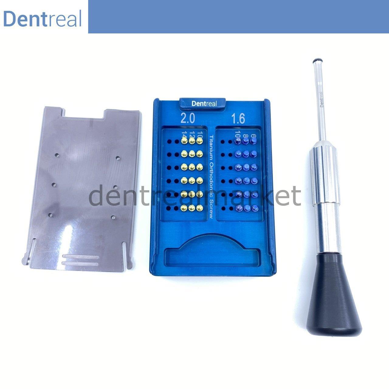 Dentreal - Orthofix Titanyum Orthodontic Mini Screw Full Pro Kit - Orthodontic Mini Implant