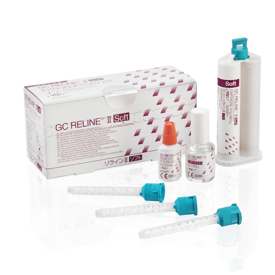 Gc Dental - Reline II Vinylpolysiloxane Soft Relining Material