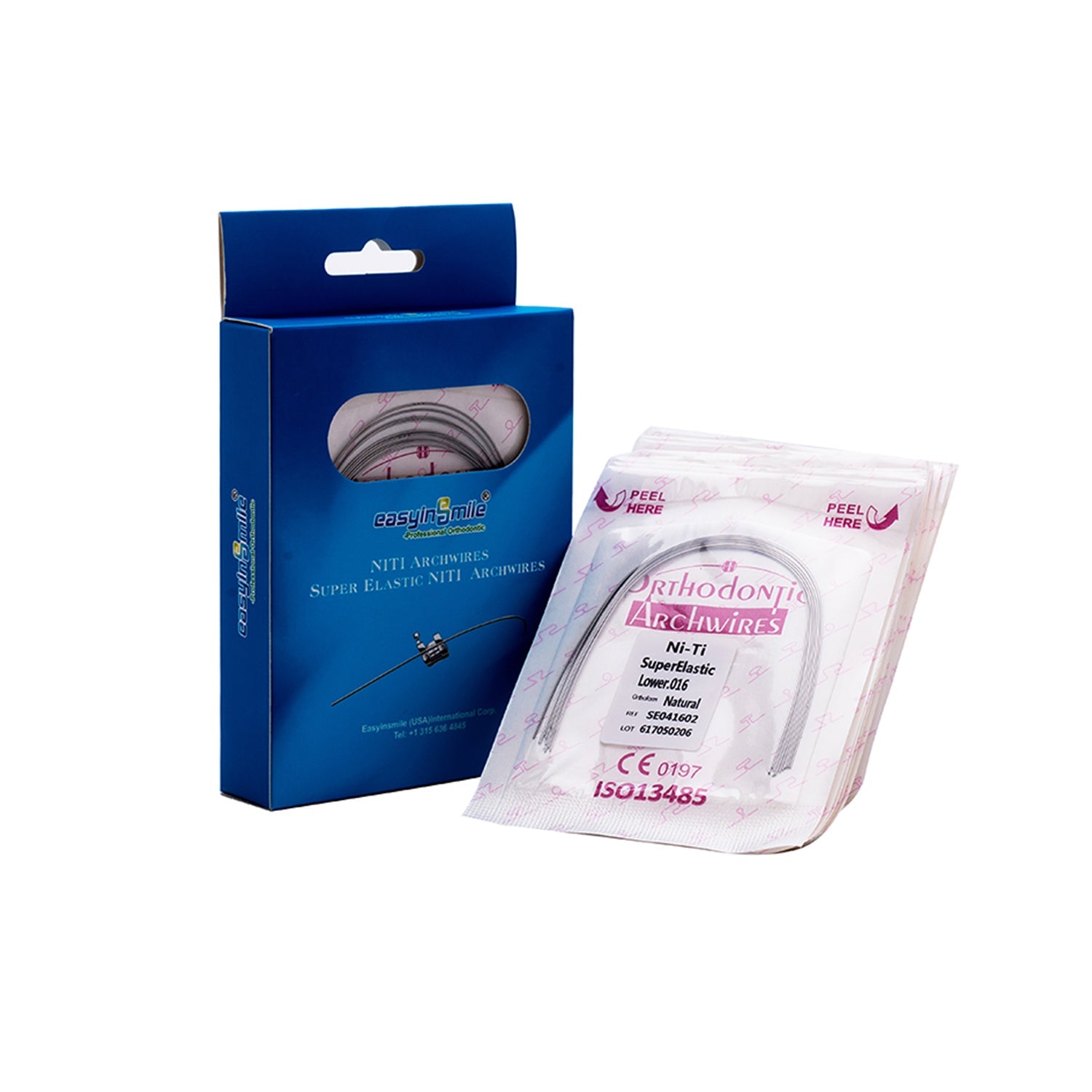 EasyinSimile - Super Elastic Niti Orthodontic Wire - Angled