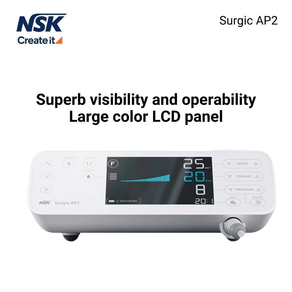 Nsk - Surgic AP2 Physiodispenser Implant Motor & 20:1 Implant Contra - Angle