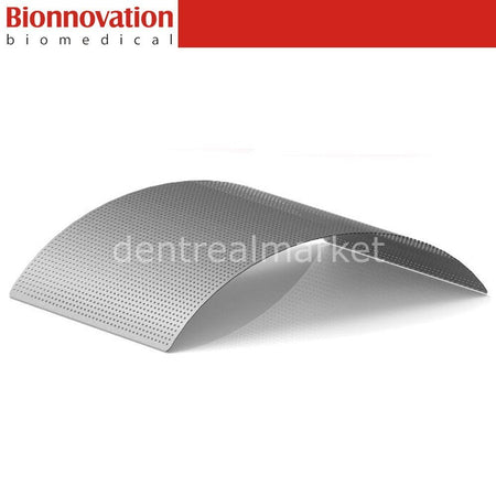 Bionnovation - Surgitime Titanium Mesh - Non Absorbable Titanium Membrane - 34x25 mm - 0,15 mm Hole