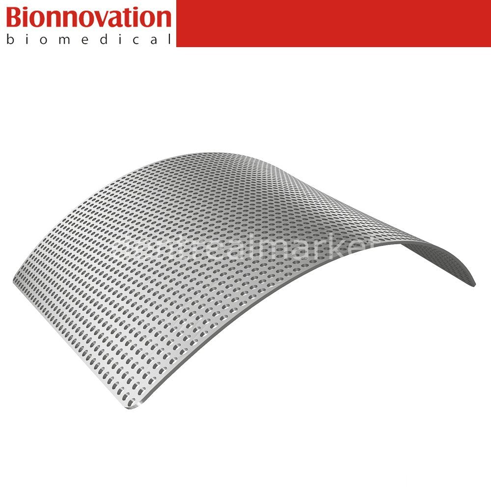 Bionnovation - Surgitime Titanium Mesh - Non Absorbable Titanium Membrane - 34x25 mm - 0,85 mm Hole