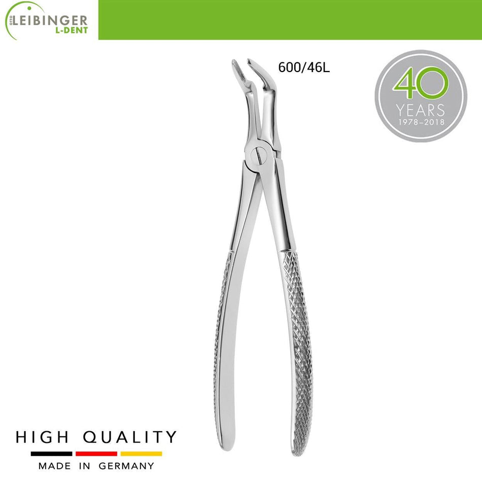 Leibinger - Tooth Extracting Forceps Fig.46L - Very Fine Lower Roots