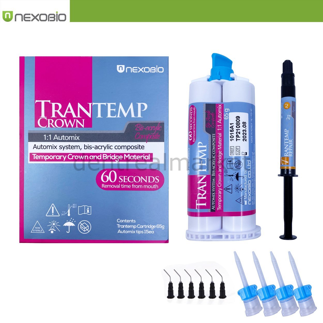 Nexobio - Trantemp Temporary Crown and Bridge Material