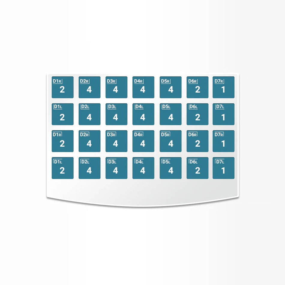 NuSmile - ZR First Primary Molar Crowns Professional Kit - 84 Crowns - Zirkonia Pediatric Crowns