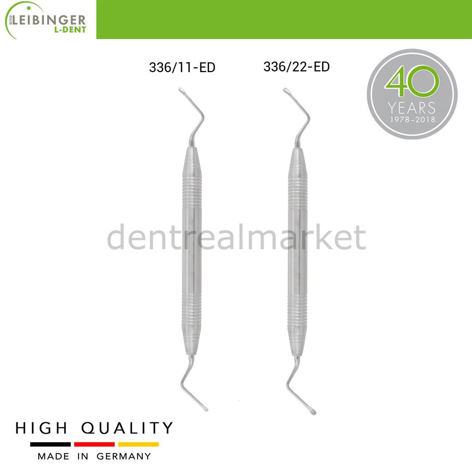 DentrealStore - Leibinger Lucas Surgical Curette Set - Dental Instruments